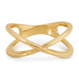 Criss-Cross Duo Ring