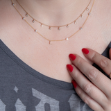 Custom Gold Necklace - 7 Letters