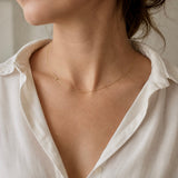 Custom Gold Initial Necklace - 1 Letter or Charm