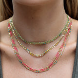 Confetti Necklace - Green