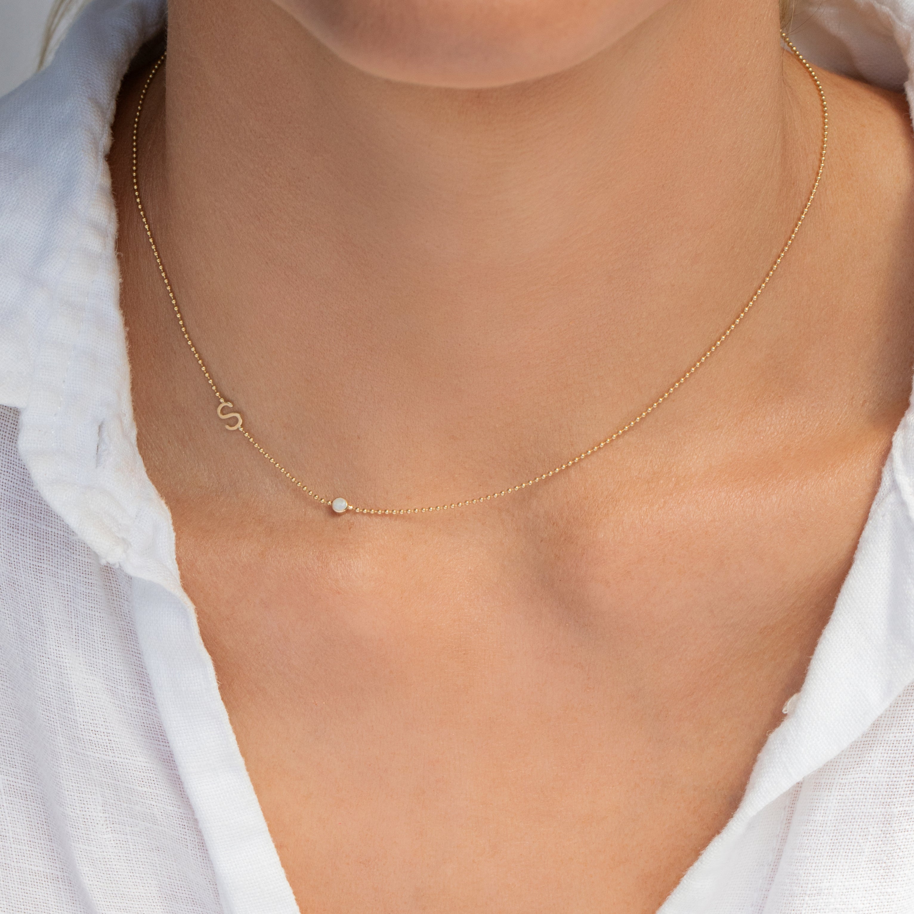 monogram-Necklace-with-Birthstone-Opal