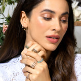 Pearl Birthstone Eternity Ring