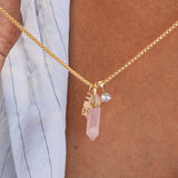 Balance Crystal Charm - Rose Quartz