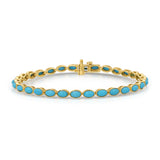 Marina Turquoise Tennis Bracelet