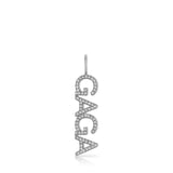 Pavé Nameplate Pendant - Gaga