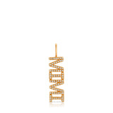 Pavé Nameplate Pendant - Mimi