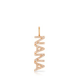 Pavé Nameplate Pendant - Nana