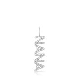 Pavé Nameplate Pendant - Nana