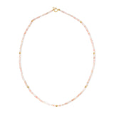 An Endless Summer Necklace - Pink Sands on a white background. 