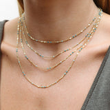 Confetti Necklace - Blue
