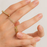 Geo Stacking Ring | Square