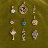 Pavé Nameplate Pendant - MOM
