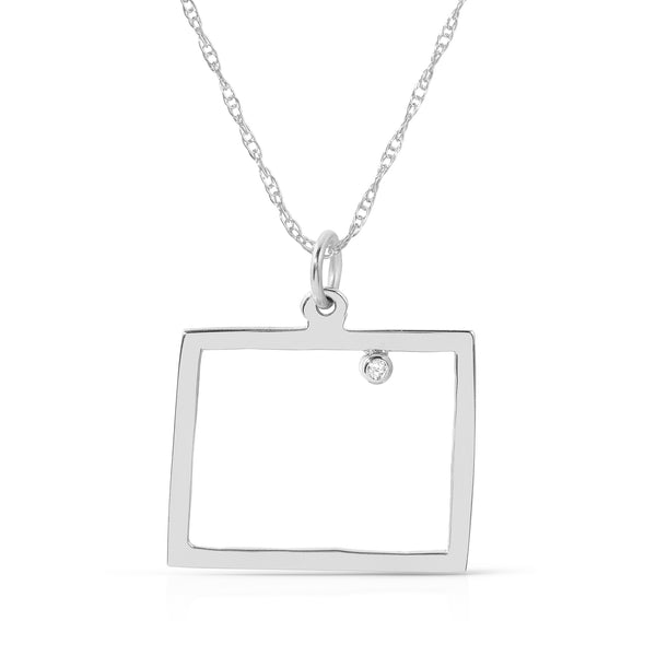Colorado State Necklace | 14k Gold | Maya Brenner