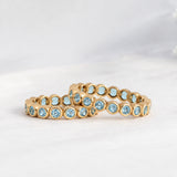 Aquamarine Birthstone Eternity Ring