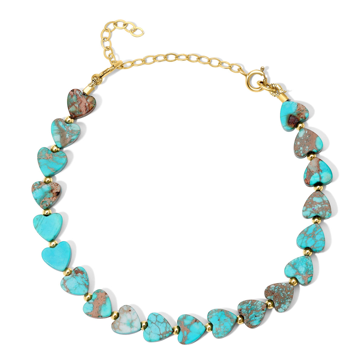 An Endless Summer Bracelet - Sea + Sky on a white background. 