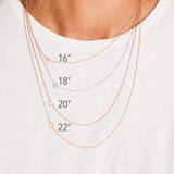 Custom Mixed Gold Necklace - 2 Letters