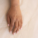 14k Lightning Bolt Bracelet