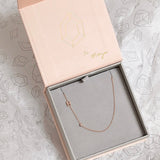 Monogram Necklace with Diamond