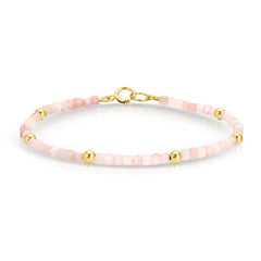 An Endless Summer Bracelet - Pink Sands on a white background. 