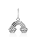 Diamond Rainbow Pendant Charm