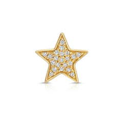 Pavé Charm Stud - Star