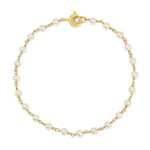 The Lily Bouquet Bracelet on a white background. 