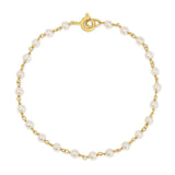 The Lily Bouquet Bracelet on a white background. 