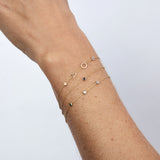 Custom Gold Bracelet - 4 Letters