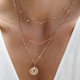 Confetti Necklace - Pink