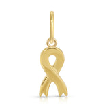 14K Awareness Ribbon Charm