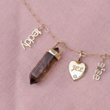 Balance Crystal Charm - Smoky Quartz