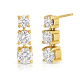 Triple Sec Diamond Earring