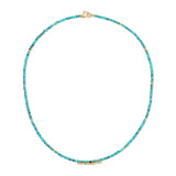 An Endless Summer Necklace - Turqs + Caicos on a white background. 