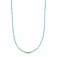 An Endless Summer Necklace - Turqs + Caicos on a white background. 