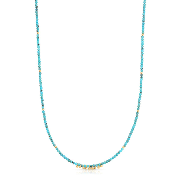 Endless Summer Necklace Turqs and Caicos | 14k Gold | Maya Brenner