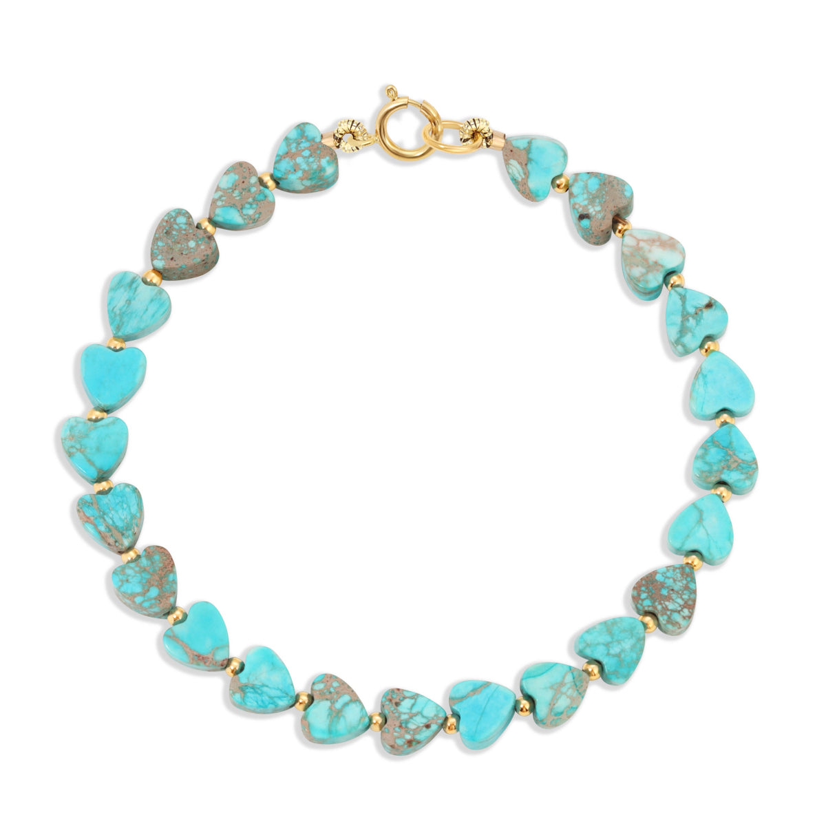 An Endless Summer Bracelet - Sea + Sky on a white background. 