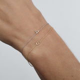 Custom Gold Bracelet - 1 Letter