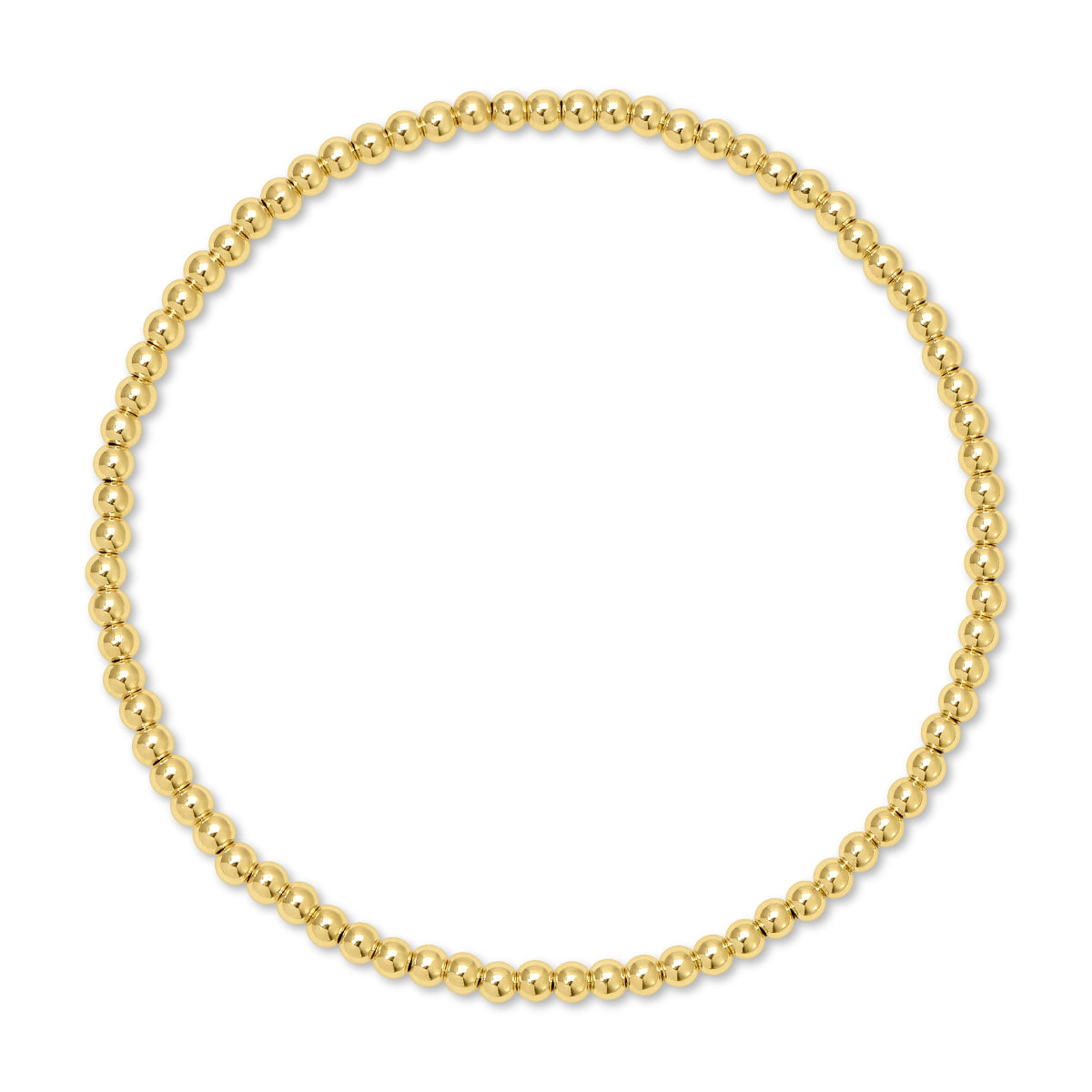 A Mini Bubble Bracelet on a white background. 