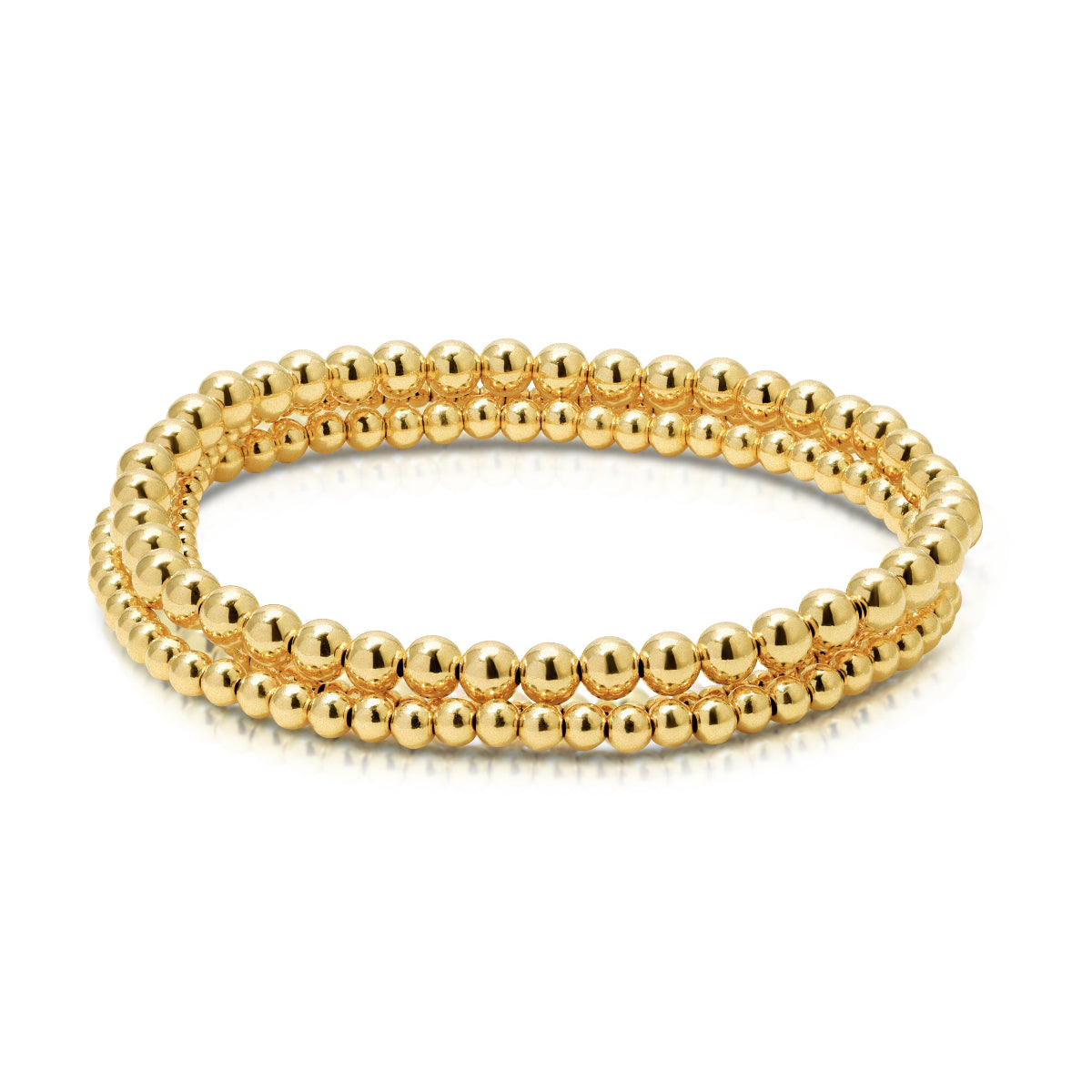 A Classic Bubble Bracelet Set on a white background. 