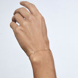 Custom Gold Bracelet - 2 Letters