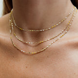 Confetti Necklace - Yellow