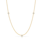 Triple Diamond Layering Necklace