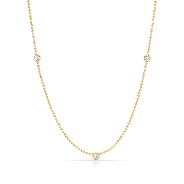 Triple Diamond Layering Necklace – Maya Brenner