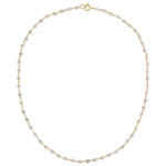 The Sage Bouquet Necklace on a white background. 