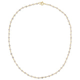 The Sage Bouquet Necklace on a white background. 