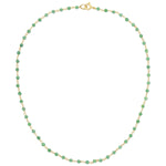 The Clover Bouquet Necklace on a white background. 
