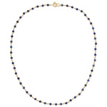 The Thistle Bouquet Necklace on a white background. 