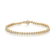 A Love Set Match Bracelet in yellow gold on a white background. 