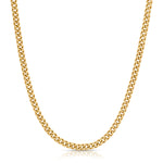 A Round Curb Chain on a white background. 