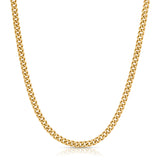 A Round Curb Chain on a white background. 